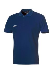 FORCE XV - Polo Force XV classic force. Typ kołnierza: polo. Kolor: niebieski. Materiał: materiał. Styl: klasyczny, elegancki #2