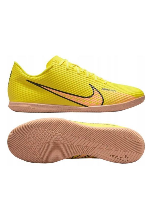 Buty do gry w piłkę Nike Vapor 15 Club IC Halówki. Kolor: żółty