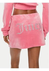 Juicy Couture Spódnica mini Maxy JCWGS24307 Różowy Slim Fit. Kolor: różowy. Materiał: syntetyk #4