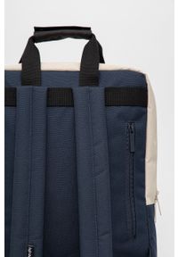 Lefrik plecak kolor beżowy duży wzorzysty. Kolor: beżowy. Materiał: poliester #3
