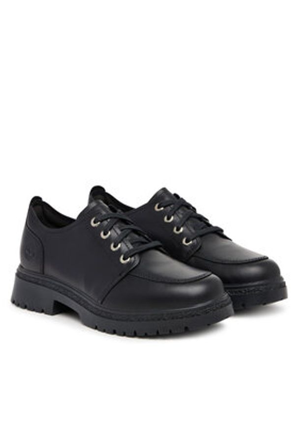 Timberland Oxfordy Cambria Valley TB0A42E8W021 Czarny. Kolor: czarny. Materiał: skóra