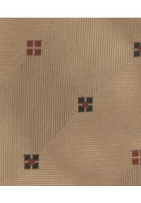 Męski Krawat - Lekki, Jasny Brąz - Alties. Kolor: beżowy, wielokolorowy, brązowy. Materiał: tkanina. Styl: elegancki, wizytowy #4