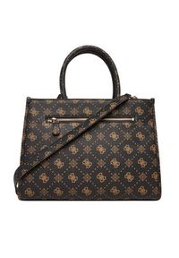 Guess Torebka Silia HWGP98 90220 Brązowy. Kolor: brązowy. Materiał: skórzane