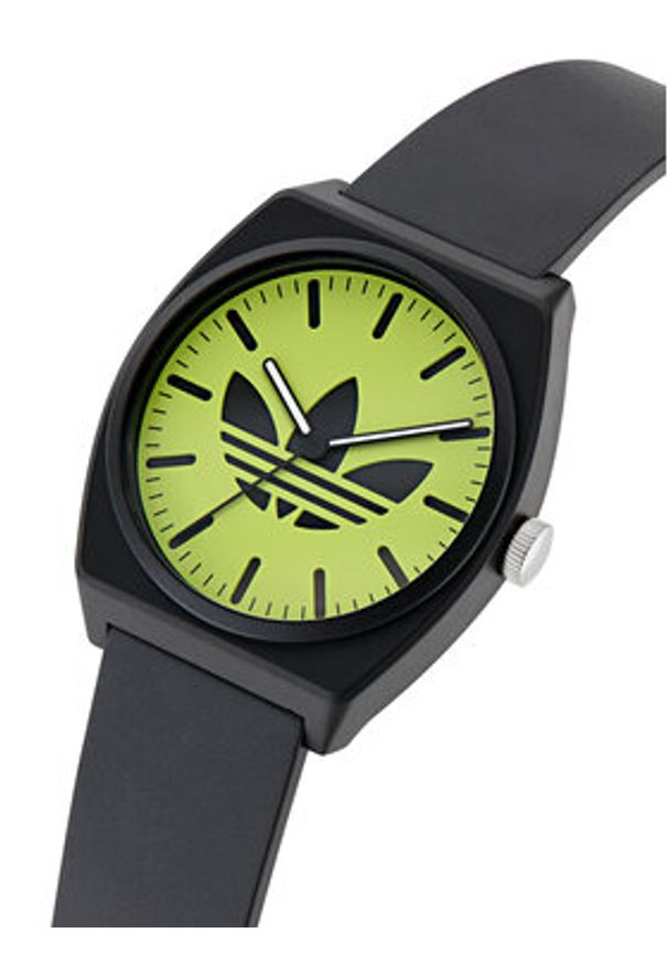 Adidas - adidas Zegarek AO Street Project Two AOST25549 Czarny. Kolor: czarny. Styl: street