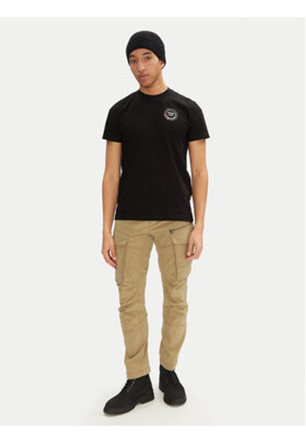 G-Star RAW - G-Star Raw Spodnie materiałowe Rovic D02190-D909 6057 Khaki Regular Fit. Kolor: brązowy. Materiał: syntetyk