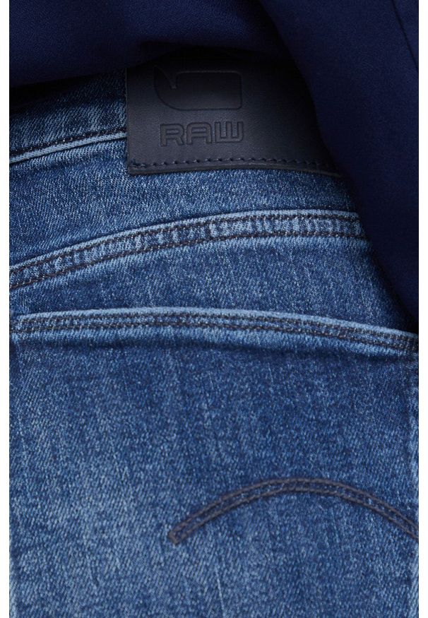 G-Star RAW - G-Star Raw Jeansy Janeh damskie high waist. Stan: podwyższony. Kolor: niebieski