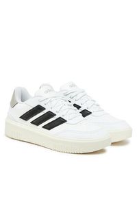 Adidas - adidas Sneakersy Courtblock JI2202 Biały. Kolor: biały. Materiał: skóra #6