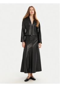 Marella Kurtka skórzana Daily 2513441041 Czarny Regular Fit. Kolor: czarny. Materiał: skóra #4