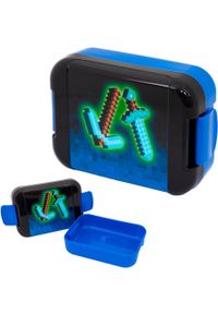 Śniadaniówka pojemnik na kanapki lunchbox Minecraft Blue Pixel ASTRA