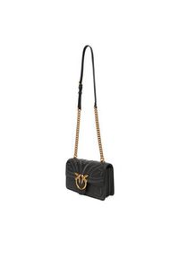 Pinko - PINKO Torebka Love One Mini Cl PE 25 PLTT 100059 A2C3 Czarny. Kolor: czarny. Materiał: skórzane