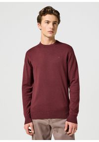Wrangler - WRANGLER MĘSKI SWETER KNIT SWEATER DAHLIA 112357203 W8F2016299. Styl: elegancki