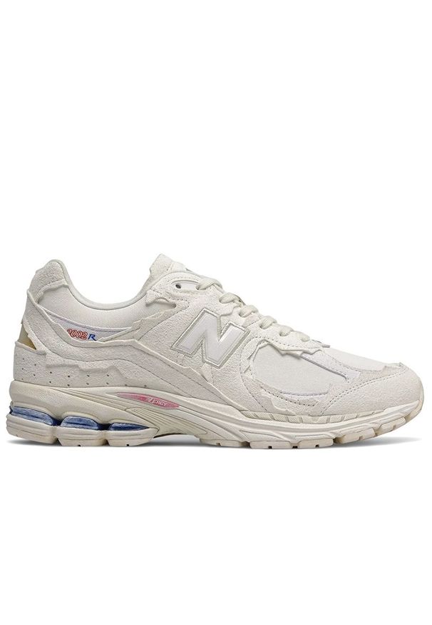 Buty unisex New Balance M2002RDC - białe. Kolor: biały. Materiał: guma, zamsz. Szerokość cholewki: normalna