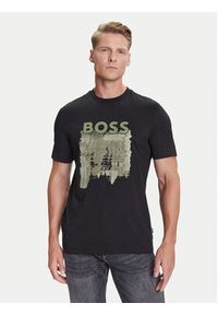BOSS T-Shirt C-Thompson 214 50543916 Czarny Regular Fit. Kolor: czarny. Materiał: bawełna #4