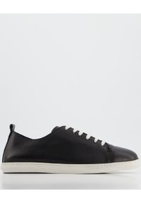 Venezia - SNEAKERSY MĘSKIE 215240 BLACK. Materiał: syntetyk, skóra