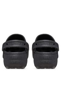 Crocs Klapki Classic Platform Glitter Clog W 207241 Czarny. Kolor: czarny. Obcas: na platformie #6