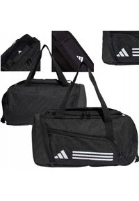 Torba Adidas Essentials Duffel sportowa. Kolor: czarny. Materiał: materiał #1