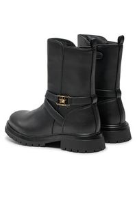 TOMMY HILFIGER - Tommy Hilfiger Botki Boot T3A5-33574-1351 S Czarny. Kolor: czarny. Materiał: skóra