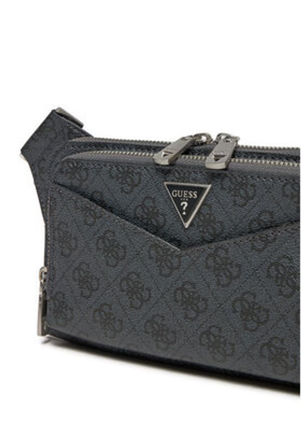 Guess Saszetka HMSILO P5114 Czarny. Kolor: czarny. Materiał: skóra