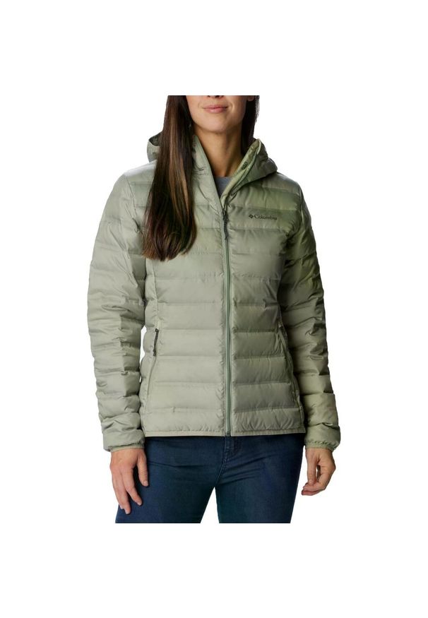 columbia - Kurtka COLUMBIA LAKE 22 II DOWN HOODED JA Zielony. Kolor: zielony. Materiał: syntetyk