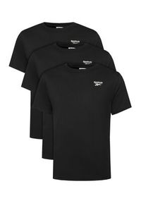 Reebok Komplet 3 t-shirtów Wendell RK25190CCM Czarny Regular Fit. Kolor: czarny. Materiał: bawełna
