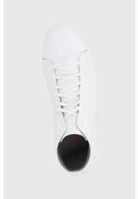 Hugo Trampki męskie kolor biały. Nosek buta: okrągły. Zapięcie: sznurówki. Kolor: biały. Materiał: guma #4