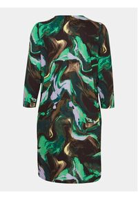 Fransa Sukienka koszulowa 20612138 Zielony Regular Fit. Kolor: zielony. Materiał: syntetyk. Typ sukienki: koszulowe #2