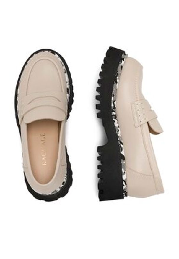 Rage Age Loafersy CLERMONT-50102 Beżowy. Kolor: beżowy. Materiał: skóra