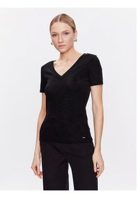 Morgan Bluzka 212-DIWI Czarny Regular Fit. Kolor: czarny. Materiał: syntetyk #3