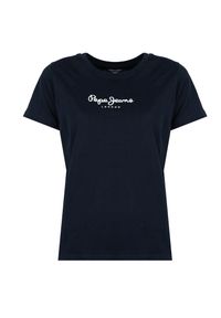 Pepe Jeans T-Shirt "Camila" | PL505292 | Camila | Kobieta | Granatowy. Okazja: na co dzień. Kolor: niebieski. Materiał: bawełna. Wzór: nadruk. Styl: casual #4