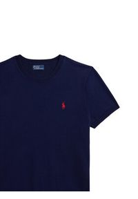 Polo Ralph Lauren T-Shirt 211971872004 Granatowy Slim Fit. Typ kołnierza: polo. Kolor: niebieski. Materiał: bawełna #2