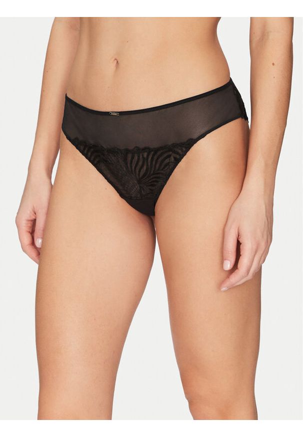 Chantelle Figi brazylijskie Legend C15YG0 Czarny. Kolor: czarny. Materiał: materiał, poliester