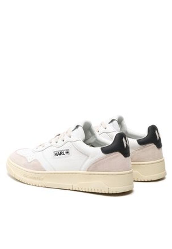 Karl Lagerfeld - KARL LAGERFELD Sneakersy KL53020 Biały. Kolor: biały. Materiał: skóra