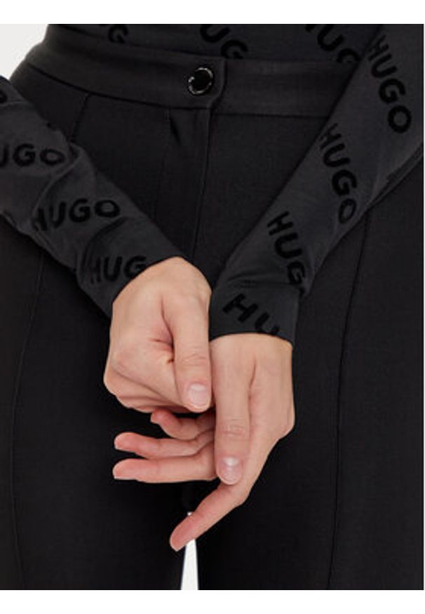Hugo Body 50523412 Czarny Slim Fit. Kolor: czarny. Materiał: bawełna