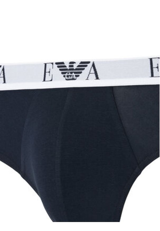 Emporio Armani Underwear Komplet 3 par slipów EM000258 AF14131 MB139 Granatowy. Kolor: niebieski. Materiał: bawełna
