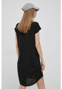 JDY sukienka kolor czarny mini prosta. Kolor: czarny. Materiał: dzianina. Typ sukienki: proste. Długość: mini #3