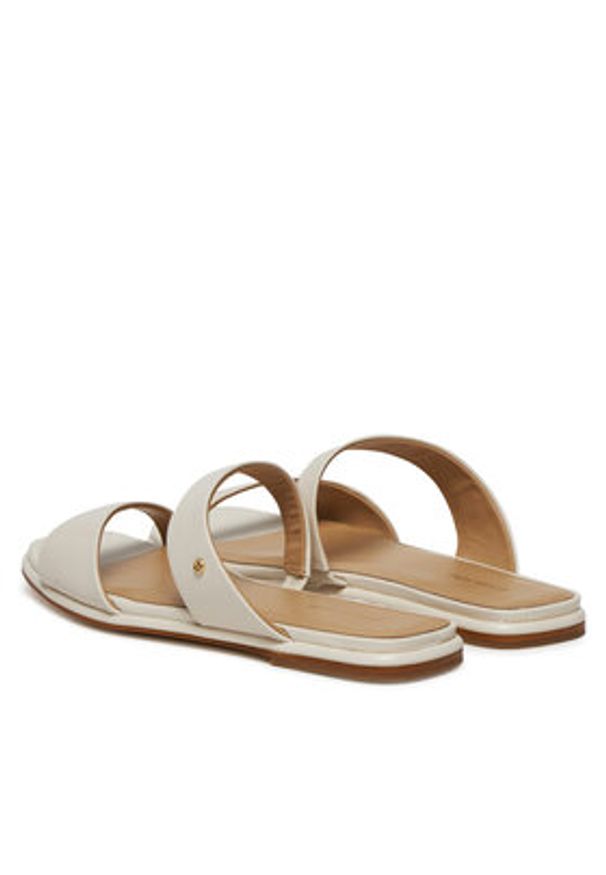 MICHAEL Michael Kors Klapki Jaida 40S5JDFS1L Écru. Materiał: skóra