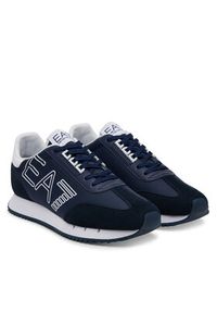 EA7 Emporio Armani Sneakersy X8X101 XK257 U449 Granatowy. Kolor: niebieski. Materiał: zamsz, skóra #5