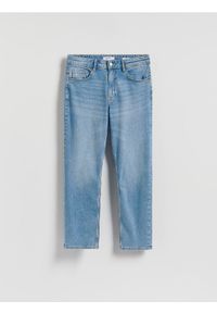 Reserved - Jeansy straight fit - niebieski. Kolor: niebieski