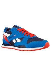 Buty do chodzenia dla dzieci Reebok GL 3000. Kolor: niebieski. Materiał: materiał, syntetyk, tkanina. Szerokość cholewki: normalna. Sport: turystyka piesza