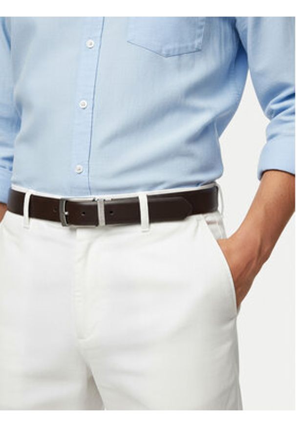 Gino Rossi Pasek C-NOAH-ZZ24083 Brązowy. Kolor: brązowy. Materiał: skóra