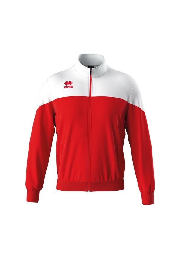 ERREA - Dziecięca bluza dresowa Errea Buddy. Kolor: czerwony, wielokolorowy, biały. Materiał: dresówka