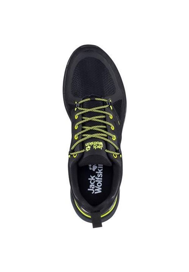 Buty trekkingowe męskie Jack Wolfskin Force Striker Texapore Low. Zapięcie: sznurówki. Kolor: czarny. Materiał: materiał, tkanina, syntetyk, guma. Szerokość cholewki: normalna. Sport: turystyka piesza