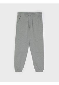 Sinsay - Spodnie dresowe jogger - szary. Kolor: szary. Materiał: dresówka