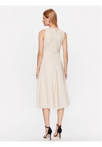 DKNY Sukienka koktajlowa DD3E361A Beżowy Regular Fit. Kolor: beżowy. Materiał: syntetyk. Styl: wizytowy #4