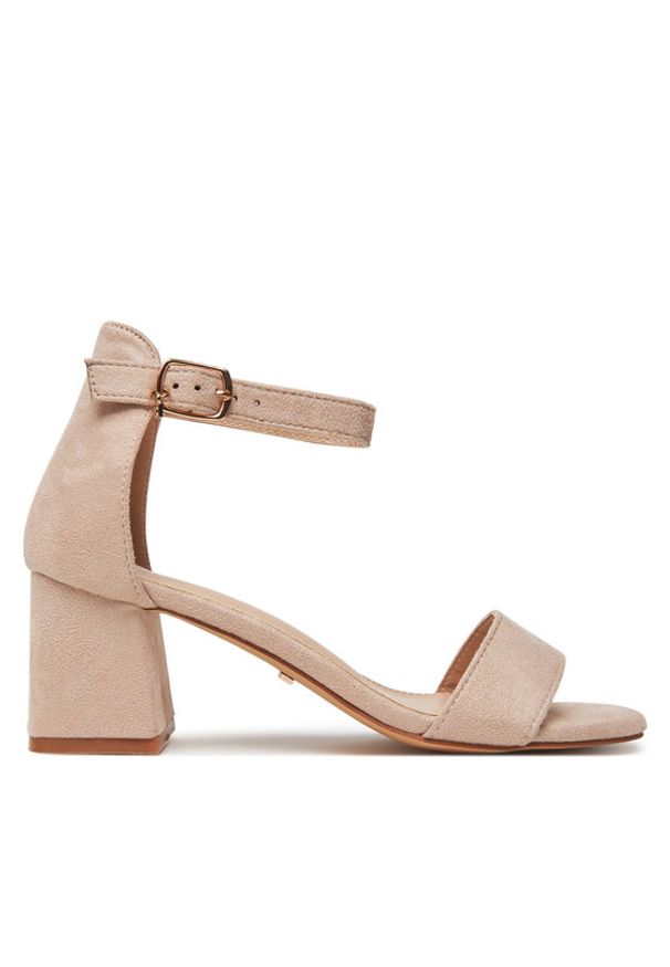 DeeZee Sandały 5250-1 Beżowy. Kolor: beżowy. Materiał: materiał