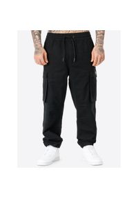 Spodnie cargo o regularnym kroju Lonsdale Mickley. Kolor: szary, wielokolorowy, czarny. Materiał: dresówka #1