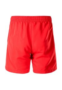 Hi-tec - Spodenki Dziecięce Matowe. Kolor: czerwony. Styl: sportowy. Sport: turystyka piesza