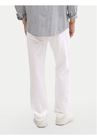 Tom Tailor Spodnie materiałowe 1044716 Biały Regular Fit. Kolor: biały. Materiał: bawełna #4