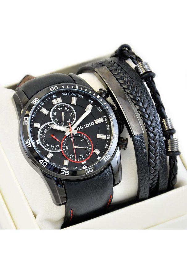 Zestaw męski zegarek Paul Lorens-MATIAS- 9753A8-1A3 + bransoletka