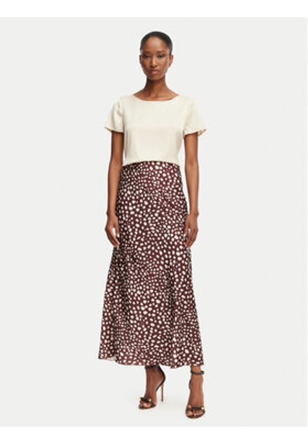 Rinascimento Spódnica maxi CFC0129022003 Brązowy Regular Fit. Kolor: brązowy. Materiał: syntetyk